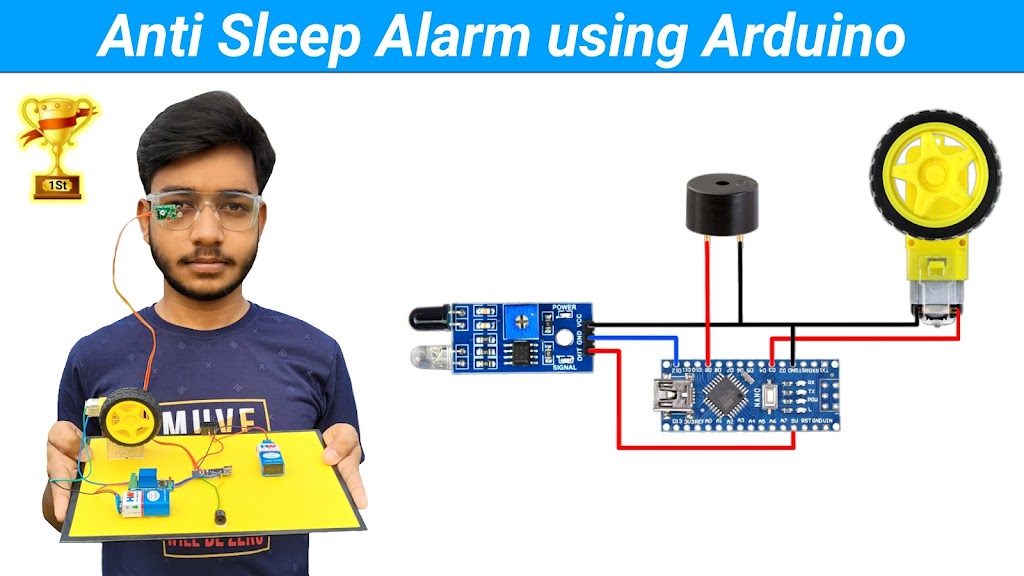 How to make Anti Sleep Alarm for driver’s using Arduino